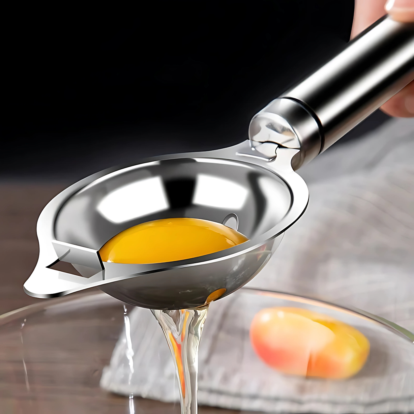 Stainless Steel Egg White Separator